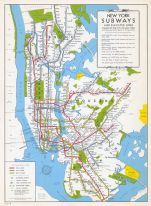 Page 004 - New York Subway Map, New York City 1949 Five Boroughs Street Atlas